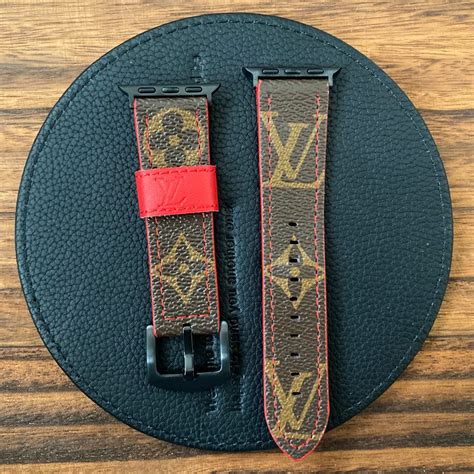 louis vuitton apple watch band red|Louis Vuitton Apple Watch band tiktok.